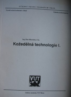 KOŽEDĚLNÁ TECHNOLOGIE I