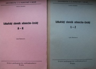 LÉKAŘSKÝ SLOVNÍK NĚMECKO-ČESKÝ A-K,L-Z