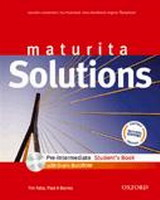 MATURITA SOLUTIONS PRE-INTERMEDIATE SB S CD-ROM PACK Czech Edition 