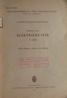ELEKTRICKÉ SÍTĚ