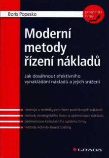 MODERNÍ METODY ŘÍZENÍ NÁKLADŮ