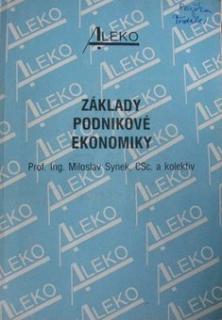ZÁKLADY PODNIKOVÉ EKONOMIKY