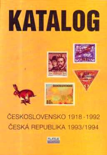 KATALOG ČESKOSLOVENSKO 1918-1992 ČESKÁ REPUBLIKA 1993/1994