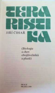 TERARISTIKA - BIOLOGIE A CHOV OBOJŽIVELNÍKŮ A PLAZŮ